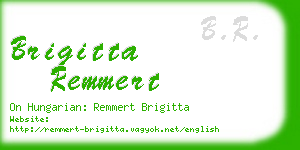 brigitta remmert business card